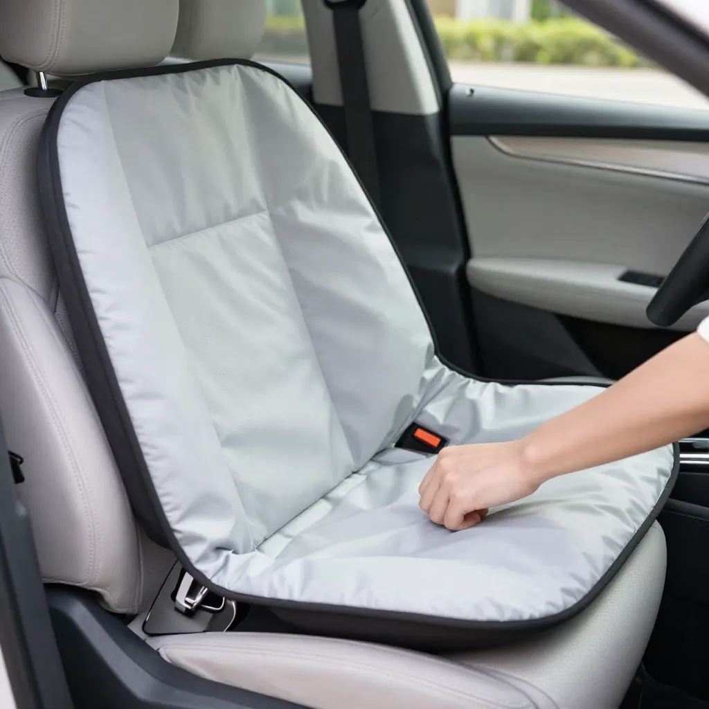 Seat protection close-up